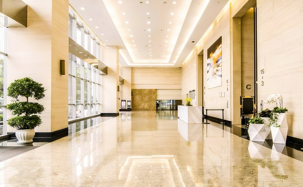 平安财富中心大堂图